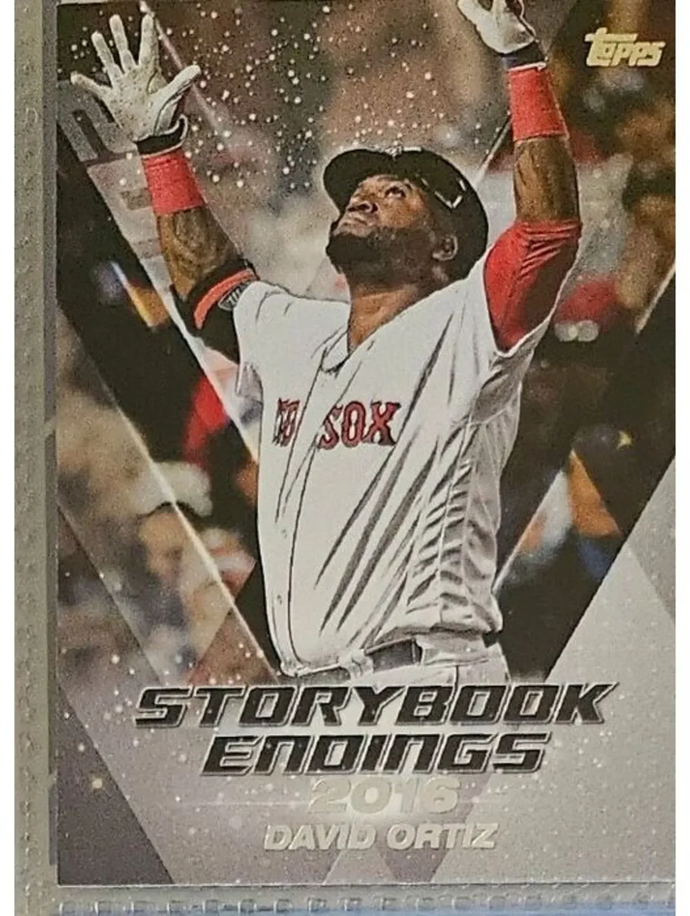 David Ortiz - 2018 Topps Storybook Endings insert - #SE-2 - HOF - Boston Red Sox